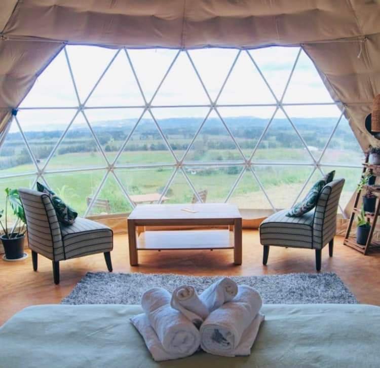 Hotel 1 Waipu Off-Grid Eco Seaview Geodesic Glamping Dome Exterior foto